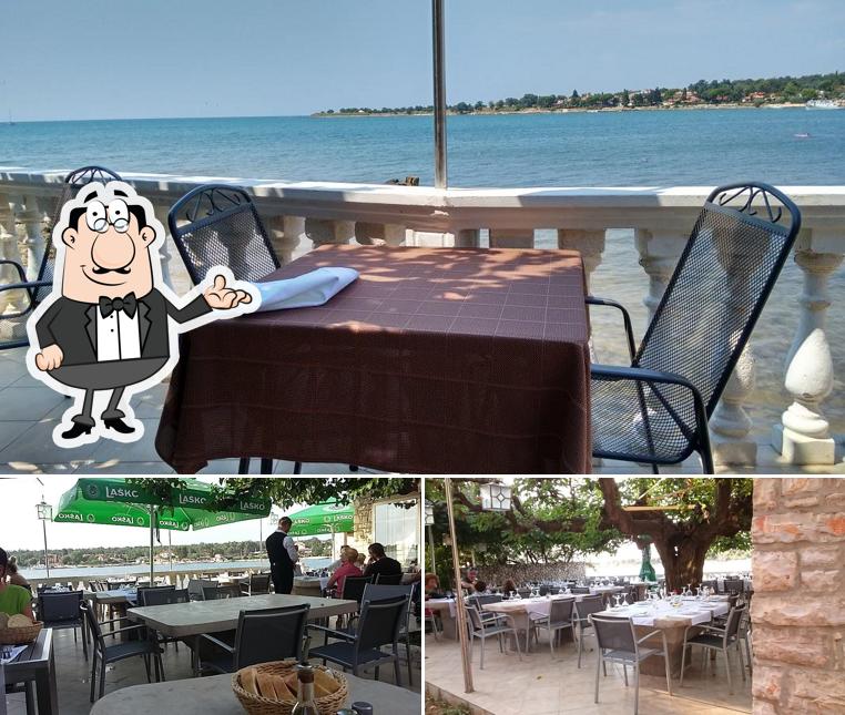 Siediti a un tavolo di Restaurant Belveder Dajla