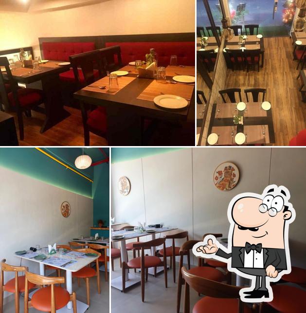 The interior of Dancing Wok