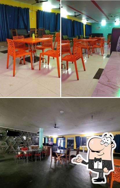 The interior of Hotel buddhvihar family restaurant patna