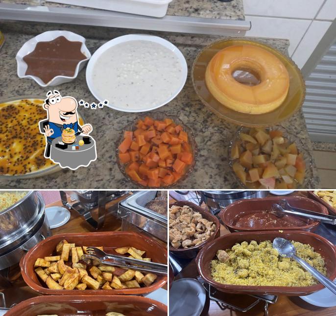 Platos en Restaurante Dom Jardim Rural