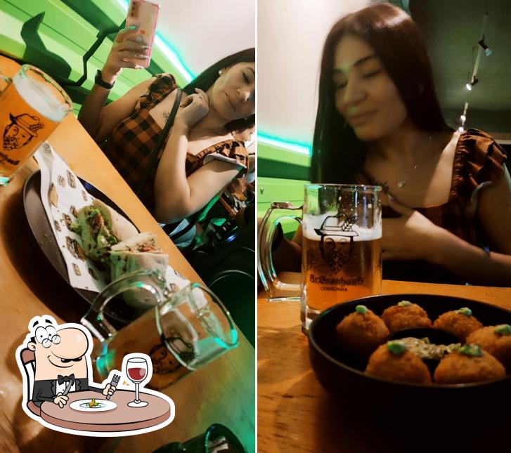 Comida em Green beer