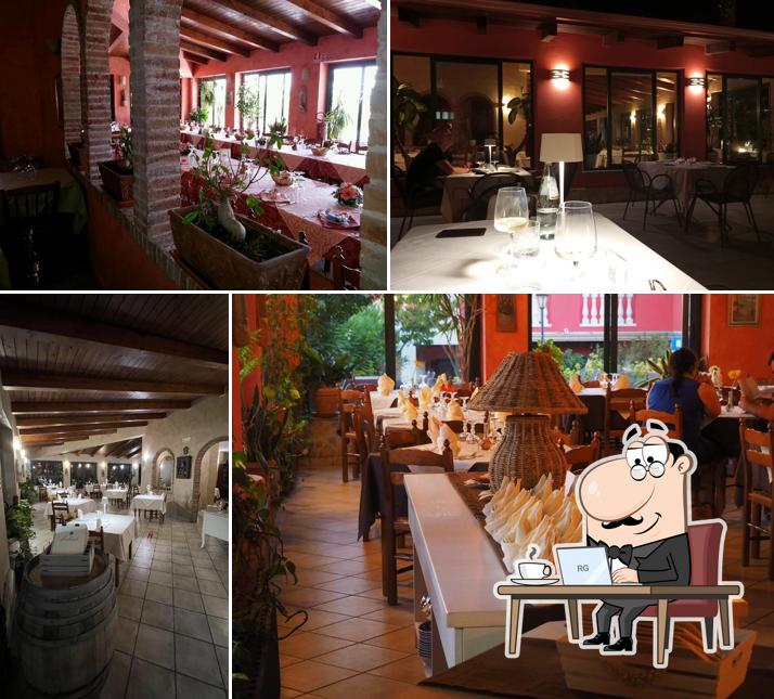 Gli interni di La Locanda