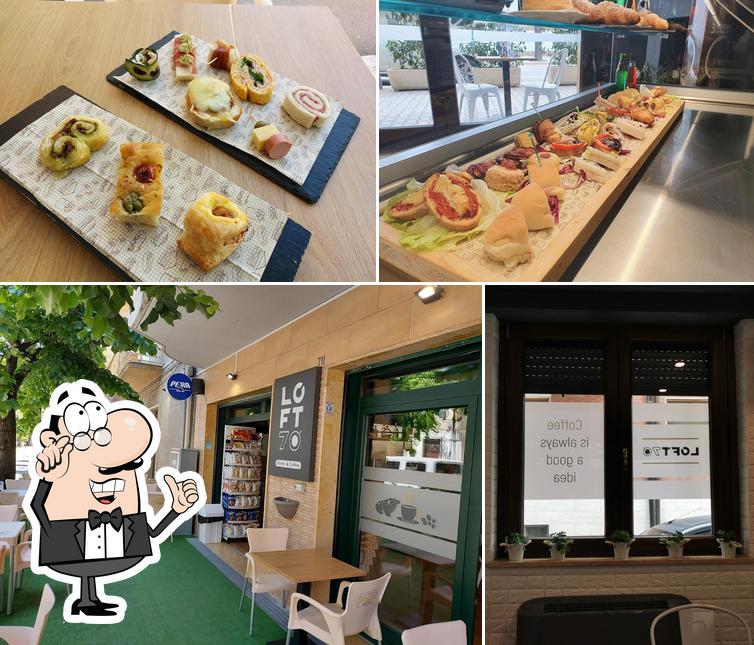 La immagine della interni e cibo di LOFT70
