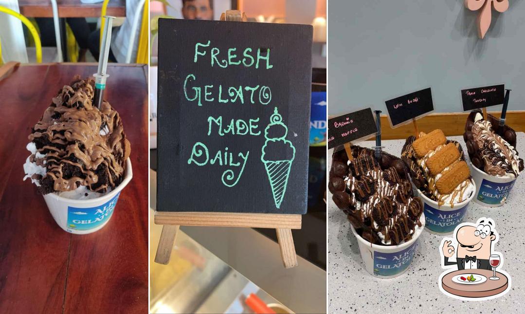 Meals at Alice in Gelatoland