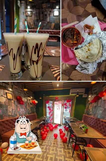 Enjoy a drink at Cafe Hub