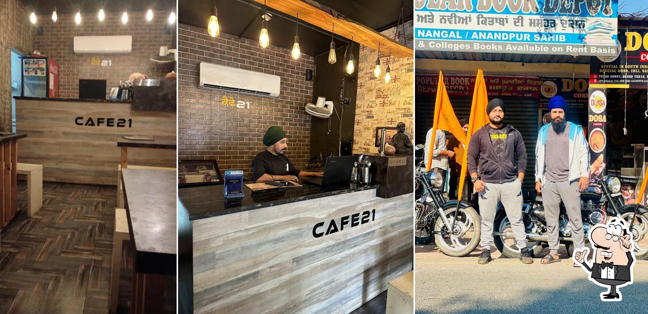 The interior of Cafe21degree ️