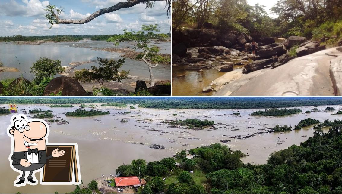 Você pode espairecer no na área externa do Corredeira do Bem-querer