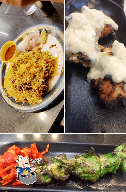 Food at Delhi Darbar. Biryani House