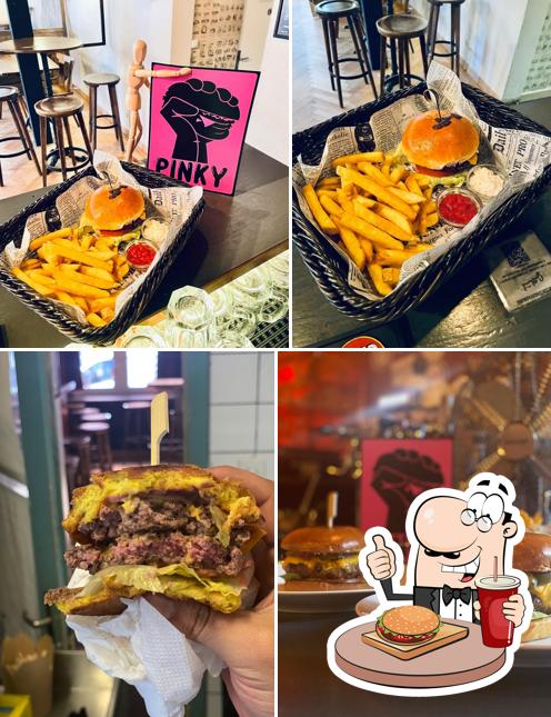 Prenditi un hamburger a El Pinky