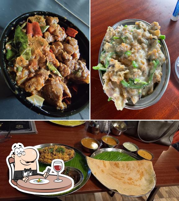 Food at Four Monkeys Dine In