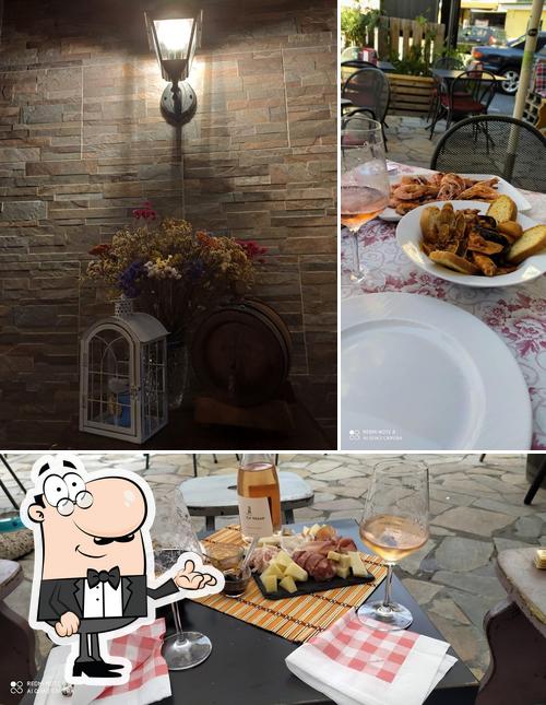 Gli interni di L'Osteria da Silvia