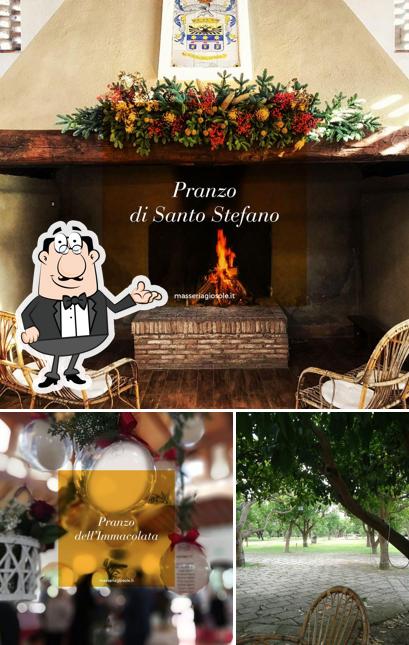 Gli interni di Masseria Giosole