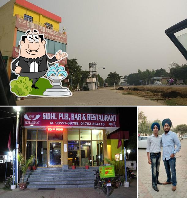 The exterior of Sidhu Pub-Bar & Restaurant