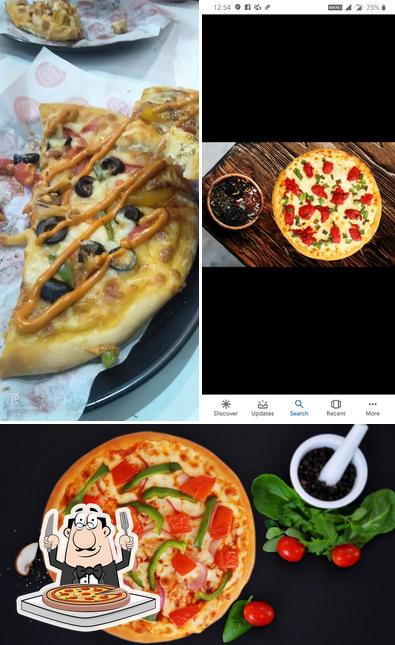 Try out pizza at Burgizza