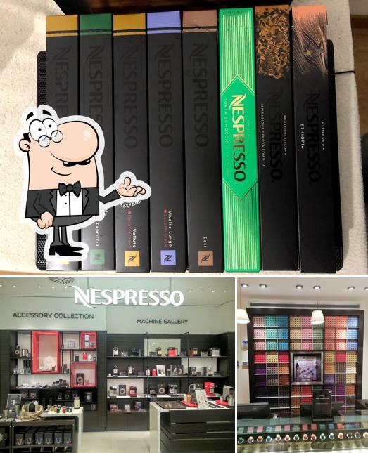Gli interni di Boutique Nespresso Milano San Babila