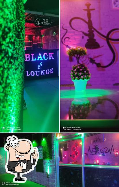 Black lounge and cafe