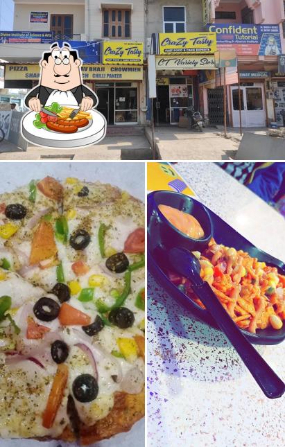 The picture of food and exterior at CRAZY TASTY
