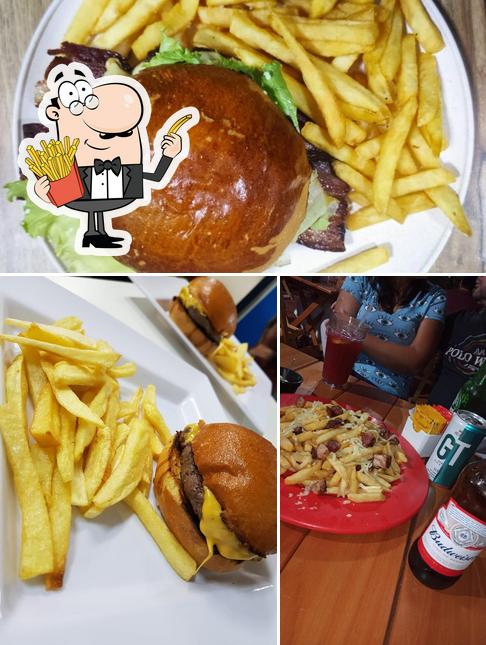 Prove batatas fritas no Gago's Burger