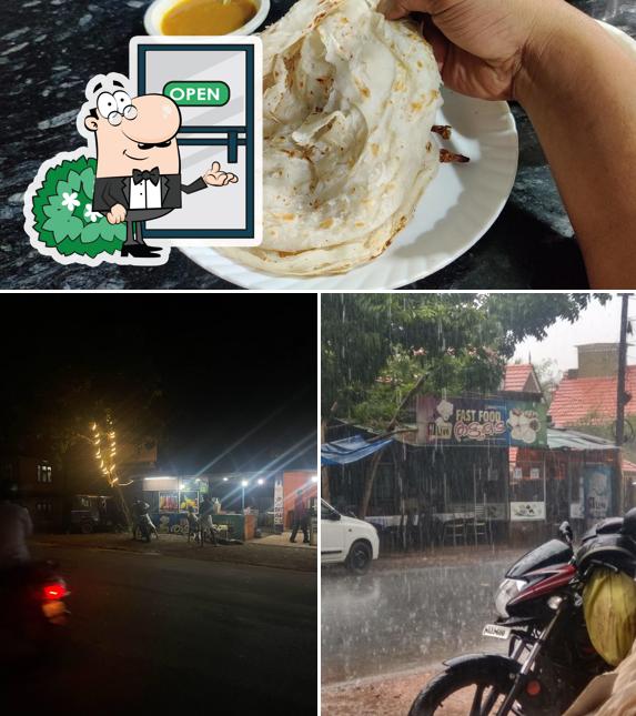 The image of exterior and food at Live Fast Food Thattukada