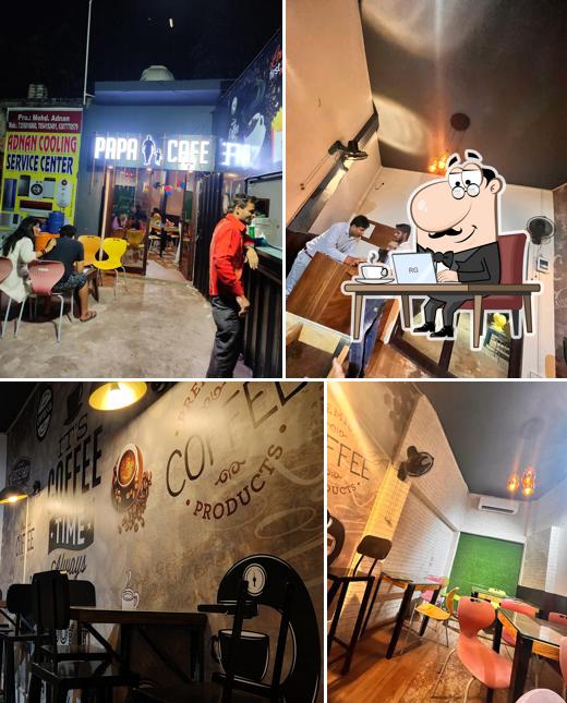 The interior of PAPA CAFE