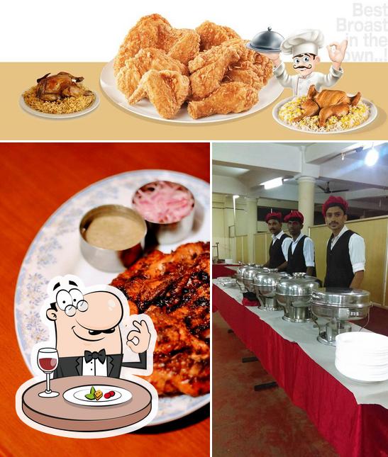Food at Prestige Huts Restaurant