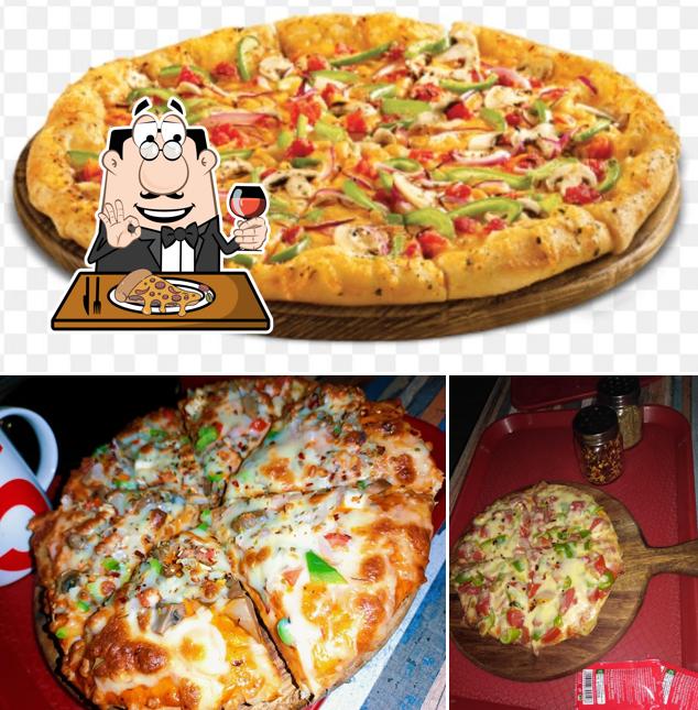 Pick pizza at The Steaming MUGS
