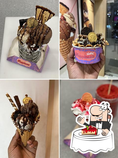 Happinezz Icecreams by Vadilal provides a number of desserts