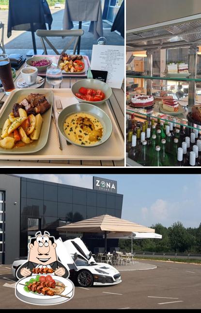 Tra le diverse cose da Restaurant Zona Organic si possono trovare la cibo e esterno