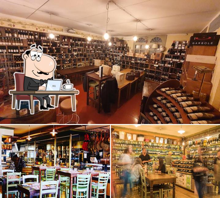 La foto della interni e bancone da bar di Affi Wine Bar dal 1994