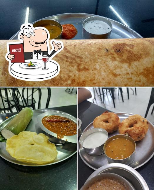 Food at Ambiswamy's Vegetarian Restaurant