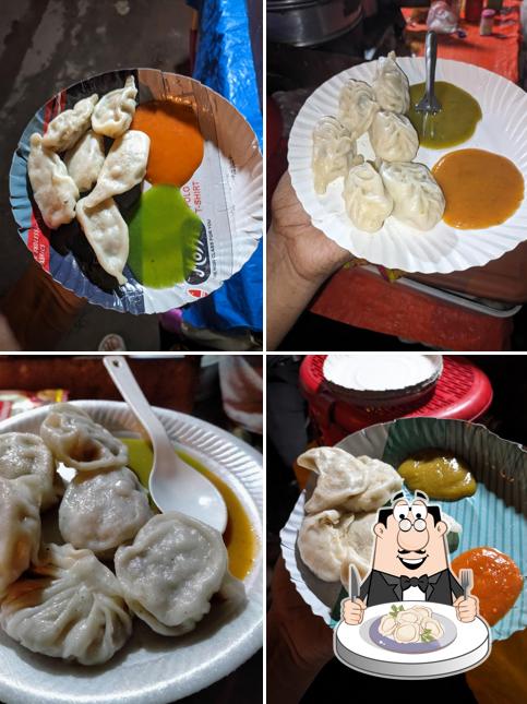 Dumplings at Hot Momo Stall