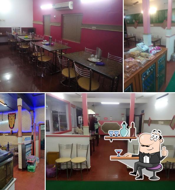 The interior of Manikkada Family Restaurant