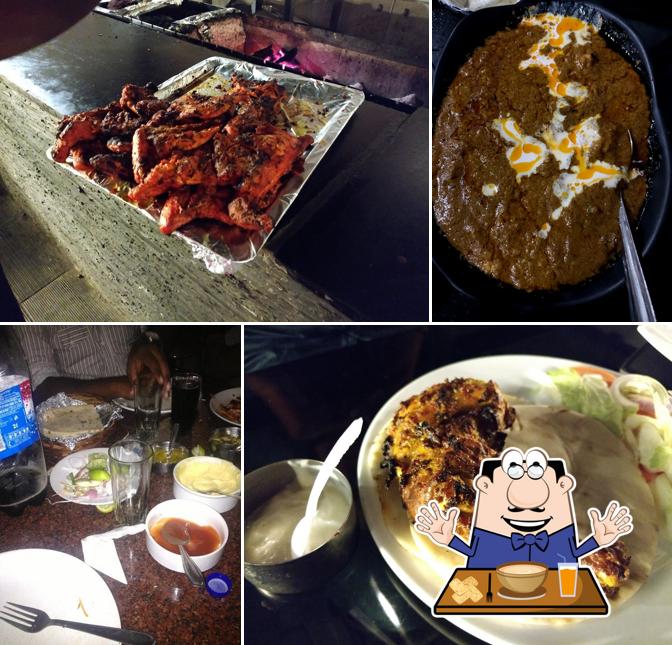 Food at Bar-B-Que Inn