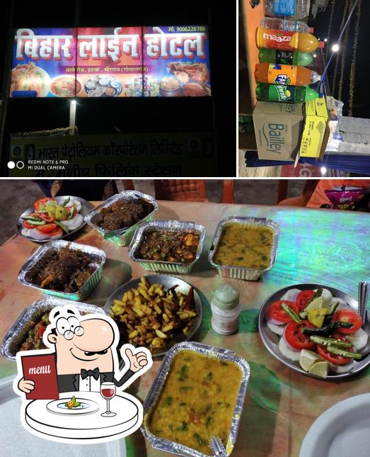 Food at Bihar line hotel (Dhaba)