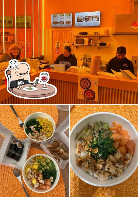 La immagine di cibo e interni da Express Sushi