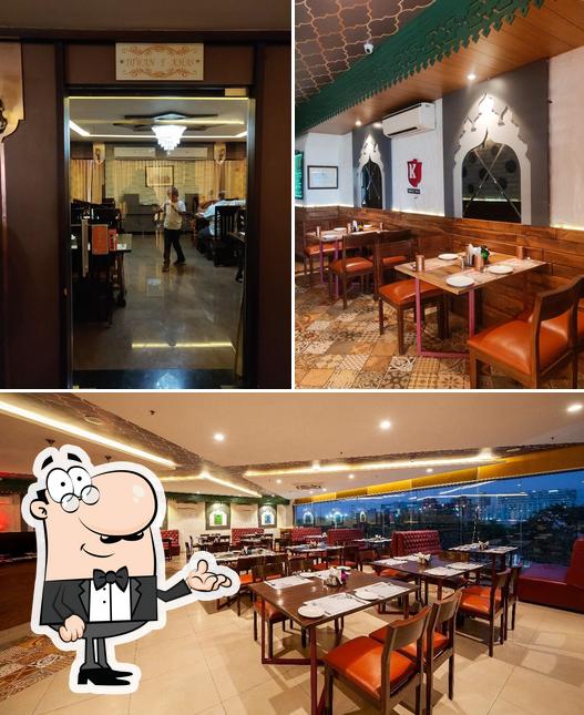 The interior of Karim's - Original from Jama Masjid, Delhi-6. Authentic Mughlai Restaurant