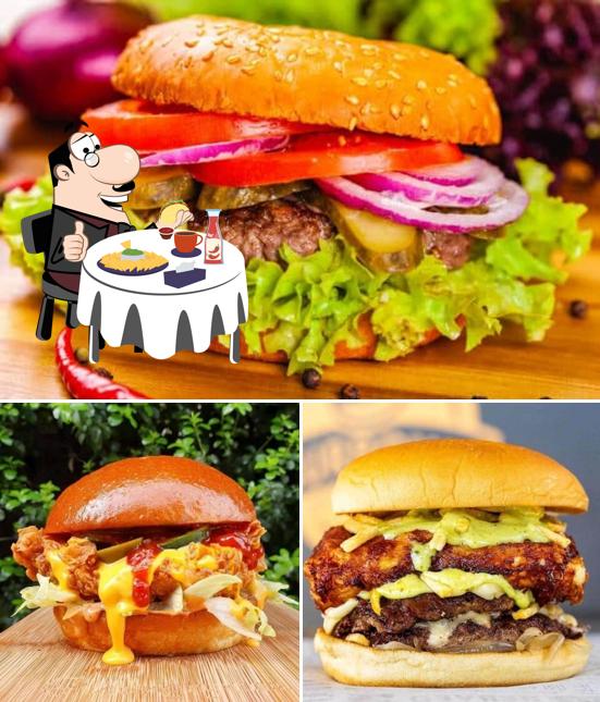 Get a burger at Tasty Bites