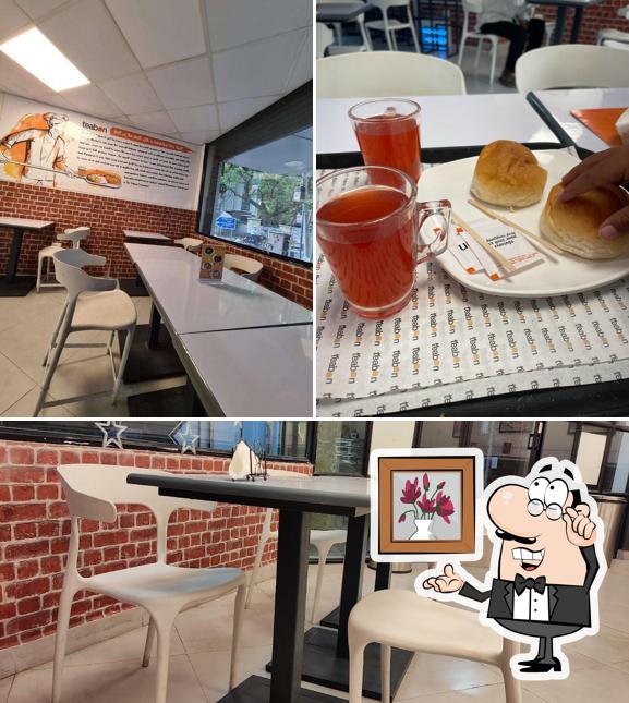 Take a seat at one of the tables at Teabon