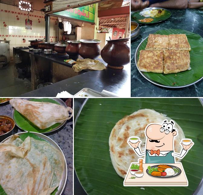 Food at Friends Restaurant