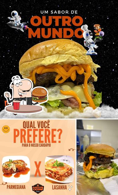 Hambúrguer em Goiano Lanches