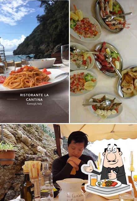 Ristorante La Cantina si caratterizza per la cibo e interni