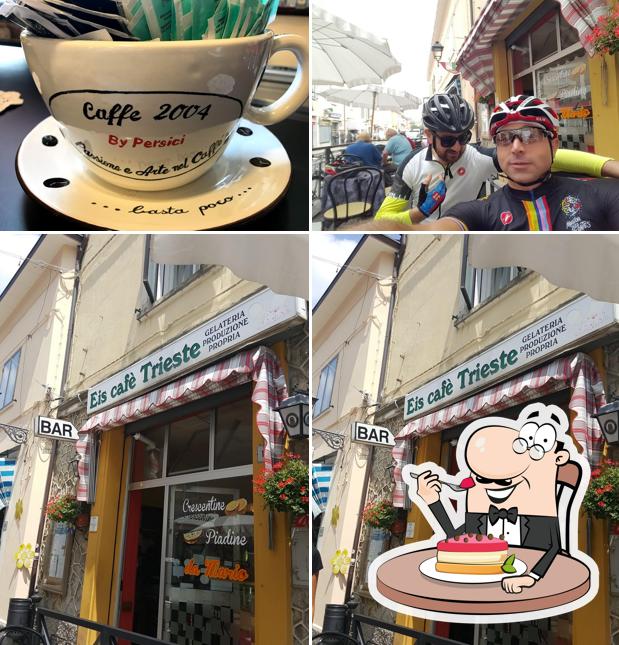 Eis Cafè Trieste di Dumi e Rafael propone un'ampia selezione di dessert