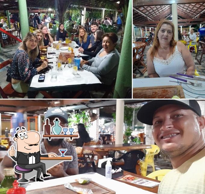 O interior do Bar e Churrascaria do Gilmar