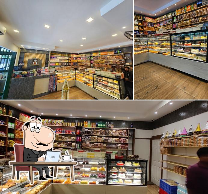 The interior of Edakkattukudiyil Regency Bake House