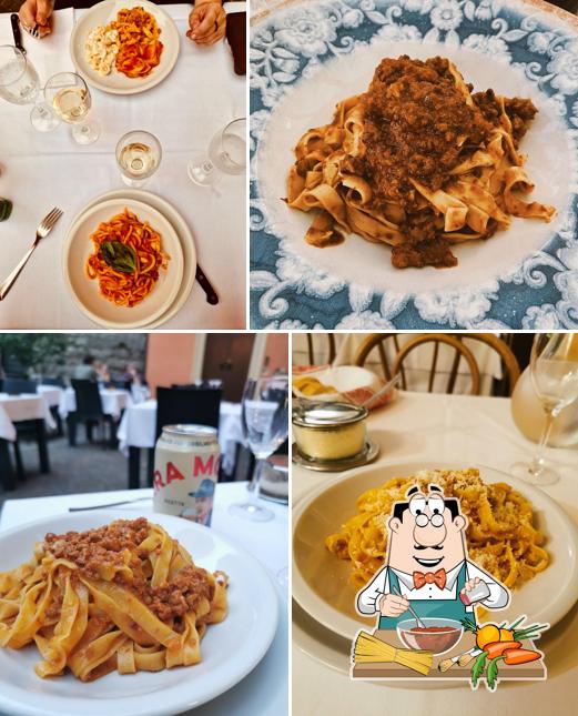 Spaghetti alla bolognese al Trattoria La Corte Galluzzi