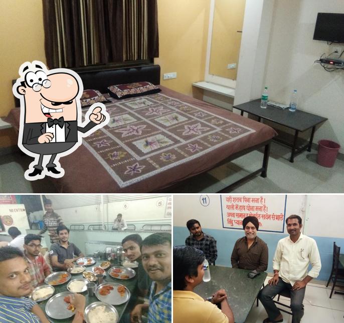 The interior of New Manmaan Rajashthani Dhaba