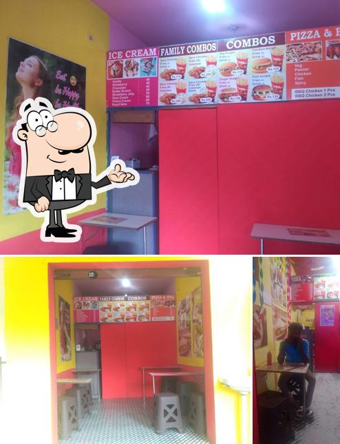 The interior of NFC Fried Chicken