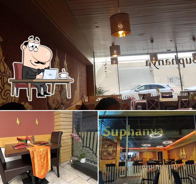 Gli interni di Suphanya Thai Restaurant & Take Away