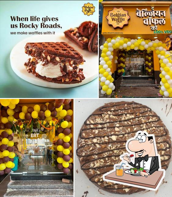 Food at The Belgian Waffle Co