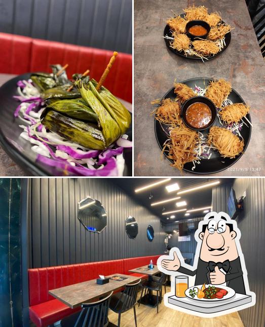 Take a look at the photo displaying food and interior at Trishiv Chinese Bistro Corner - VEG JAIN CHINESE PIZZA PASTA RESTAURENT
